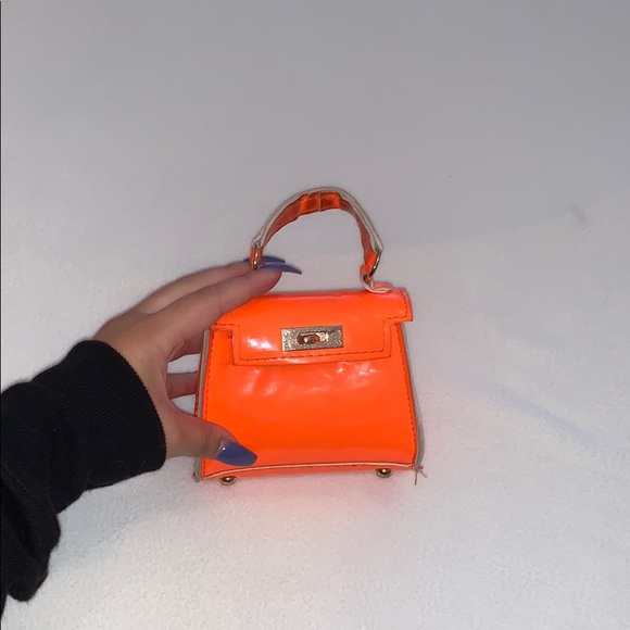 light orange bag